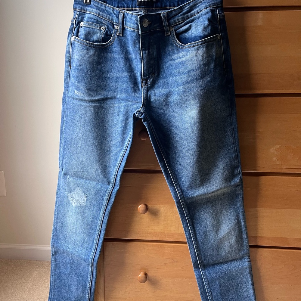 Frank & Oak Medium Wash Skinny Jeans